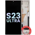 OLED Assembly With Frame For Samsung Galaxy S23 Ultra 5G (US & International) (Service Pack) (Cream)
