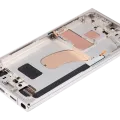 OLED Assembly With Frame For Samsung Galaxy S23 Ultra 5G (US & International) (Service Pack) (Cream)