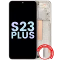 OLED Assembly With Frame For Samsung Galaxy S23 Plus 5G (US & International) (Service Pack) (Cream)