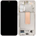 OLED Assembly With Frame For Samsung Galaxy S23 Plus 5G (US & International) (Service Pack) (Cream)