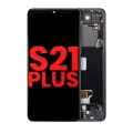 OLED Assembly With Frame For Samsung Galaxy S21 Plus 5G (Aftermarket Plus) (Phantom Black)