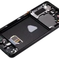 OLED Assembly With Frame For Samsung Galaxy S21 Plus 5G (Aftermarket Plus) (Phantom Black)