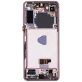 OLED Assembly With Frame For Samsung Galaxy S21 Plus 5G (Aftermarket Plus) (Phantom Violet / Pink / Gold)