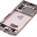OLED Assembly With Frame For Samsung Galaxy S21 Plus 5G (Aftermarket Plus) (Phantom Violet / Pink / Gold)