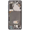 OLED Assembly With Frame For Samsung Galaxy S21 5G (Aftermarket Plus) (Phantom Gray)