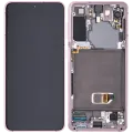 OLED Assembly With Frame For Samsung Galaxy S21 5G (Aftermarket Plus) (Phantom Violet)