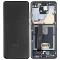 OLED Assembly With Frame For Samsung Galaxy S20 Ultra 5G (Aftermarket Plus) (Cosmic Black)