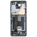 OLED Assembly With Frame For Samsung Galaxy S20 Ultra 5G (Aftermarket Plus) (Cosmic Black)