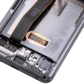 Дисплейний модуль (OLED) з рамкою для Samsung Galaxy S20 Ultra 5G (Aftermarket Plus) (Cosmic Gray)