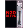 OLED Assembly With Frame For Samsung Galaxy Note 20 Ultra 5G (Aftermarket Plus) (Mystic Bronze)
