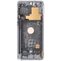 OLED Assembly With Frame For Samsung Galaxy Note 10 Lite (Aftermarket Plus) (Aura Glow / Silver)