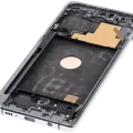 OLED Assembly With Frame For Samsung Galaxy Note 10 Lite (Aftermarket Plus) (Aura Glow / Silver)