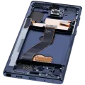 OLED Assembly With Frame For Samsung Galaxy Note 10 (Aftermarket Plus) (Aura Glow / Silver)