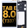 LCD Assembly With Frame For Samsung Galaxy Tab E 8.0" (T375 / T377 / T378) (2016) (Refurbished) (White)