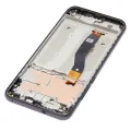 LCD Assembly With Frame For Motorola Moto G Play (XT2093 / 2021) (Refurbished) (Flash Gray)