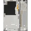 Mid-Frame Housing For Motorola Moto G Power (XT2117 / 2021) (Polar Silver)