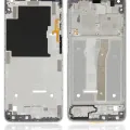 Mid-Frame Housing For Motorola Moto G Power (XT2117 / 2021) (Polar Silver)
