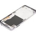Mid-Frame Housing For Motorola Moto G Power (XT2117 / 2021) (Polar Silver)