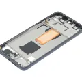 Mid-Frame Housing With Power Button Flex For Motorola Moto G Power (XT2117 / 2021) (Flash Gray)