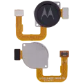 Fingerprint Reader With Flex Cable For Motorola Moto G Power / G8 Power (XT2041 / 2020) (Genuine OEM) (Smoke Black)