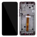 LCD Assembly With Frame For Motorola One Hyper (XT2027 / 2020) (Genuine OEM) (Fresh Orchid)