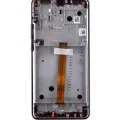 LCD Assembly With Frame For Motorola One Hyper (XT2027 / 2020) (Genuine OEM) (Fresh Orchid)
