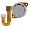 Fingerprint Reader With Flex Cable For Motorola Moto One 5G Ace (XT2113-1/2 / 2021) (Genuine OEM) (Frosted Silver)