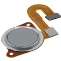 Fingerprint Reader With Flex Cable For Motorola Moto One 5G Ace (XT2113-1/2 / 2021) (Genuine OEM) (Frosted Silver)
