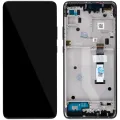 LCD Assembly With Frame For Motorola One 5G Ace UW (XT2113-1 / 2021) (Genuine OEM) (Volcanic Grey)