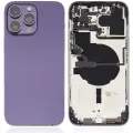 Back Housing W/ Small Parts For iPhone 14 Pro Max (US Version) (Used OEM Pull: Grade A) (Deep Purple)
