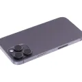 Back Housing W/ Small Parts For iPhone 14 Pro Max (US Version) (Used OEM Pull: Grade A) (Deep Purple)