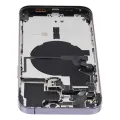 Back Housing W/ Small Parts For iPhone 14 Pro Max (US Version) (Used OEM Pull: Grade A) (Deep Purple)