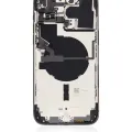 Back Housing W/ Small Parts For iPhone 14 Pro Max (US Version) (Used OEM Pull: Grade A) (Space Black)