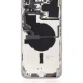 Back Housing W/ Small Parts For iPhone 14 Pro Max (US Version) (Used OEM Pull: Grade A) (Silver)