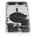 Back Housing W/ Small Parts For iPhone 14 Pro Max (US Version) (Used OEM Pull: Grade A) (Silver)