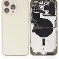 Back Housing W/ Small Parts For iPhone 14 Pro Max (US Version) (Used OEM Pull: Grade A) (Gold)