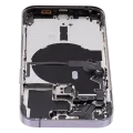Back Housing W/ Small Parts For iPhone 14 Pro (US Version) (Used OEM Pull: Grade B) (Deep Purple)