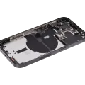 Back Housing W/ Small Parts For iPhone 14 Pro (US Version) (Used OEM Pull: Grade C) (Space Black)