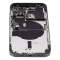 Back Housing W/ Small Parts For iPhone 14 Pro (US Version) (Used OEM Pull: Grade C) (Space Black)