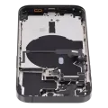 Back Housing W/ Small Parts For iPhone 14 Pro (US Version) (Used OEM Pull: Grade C) (Space Black)