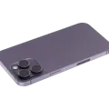 Back Housing W/ Small Parts For iPhone 14 Pro Max (US Version) (Used OEM Pull: Grade B) (Deep Purple)