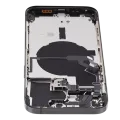 Back Housing W/ Small Parts For iPhone 14 Pro Max (US Version) (Used OEM Pull: Grade B) (Space Black)