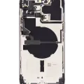 Back Housing W/ Small Parts For iPhone 14 Pro Max (US Version) (Used OEM Pull: Grade C) (Deep Purple)