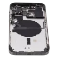 Back Housing W/ Small Parts For iPhone 14 Pro Max (US Version) (Used OEM Pull: Grade C) (Space Black)