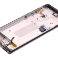 OLED Assembly With Frame For Motorola Edge Plus (XT2061 / 2020) (Genuine OEM) (Baltic Gray)