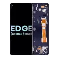 OLED Assembly With Frame For Motorola Edge 5G (XT2063 / 2020) (Genuine OEM) (Midnight Magenta)