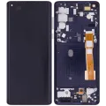 OLED Assembly With Frame For Motorola Edge 5G (XT2063 / 2020) (Genuine OEM) (Midnight Magenta)