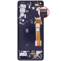 OLED Assembly With Frame For Motorola Edge 5G (XT2063 / 2020) (Genuine OEM) (Midnight Magenta)