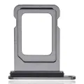 Лоток SIM для iPhone 14 Pro / 14 Pro Max (Service Pack) (чорний)
