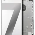 Back Housing W/ Small Parts For iPhone 7 (No Logo) (Aftermarket Plus) (Silver)